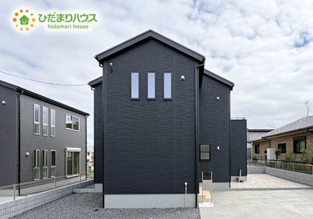 ひたちなか市中根9期　新築戸建　2号棟の外観|是非一度、ご家族そろってご内覧ください♪