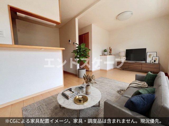エアリーⅠの居間・リビング|高崎、前橋のお部屋探しはエンドスケープまで！お客様の理想お聞かせ下さい♪