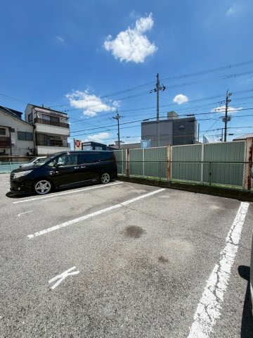 城第一マンションの駐車場