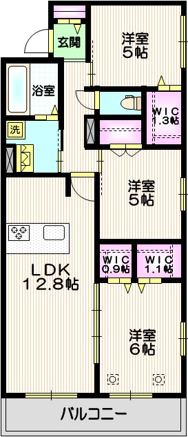 エスポワール大宮の間取り