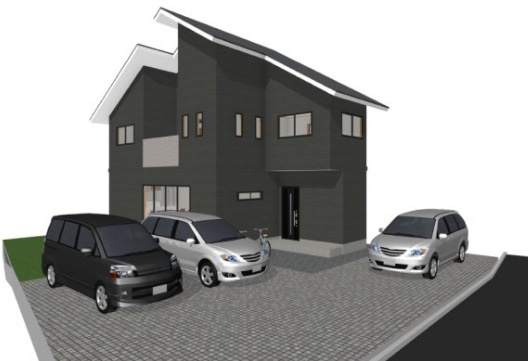 敷地面積60～88坪　売地　川越市下松原の完成予想図|◇建物プラン例＿A◇ 