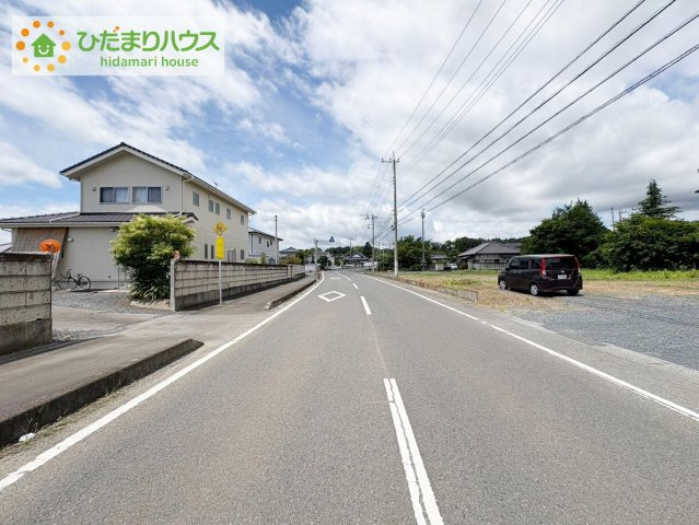 常陸太田市磯部町第3　新築戸建　1号棟の前面道路含む現地写真|現在開発中の新しい住宅地です！(*^-^*)