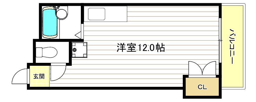 ヴァンコート三軒家東の間取り