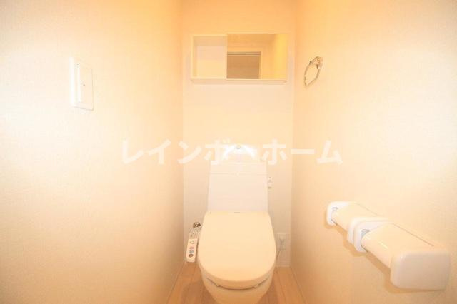 リオグランデ早稲田Ⅱ　【非対面接客対応！】接客・申込・契約　オンライン＆LINE　相談可！のトイレ|落ち着いた色調のトイレです