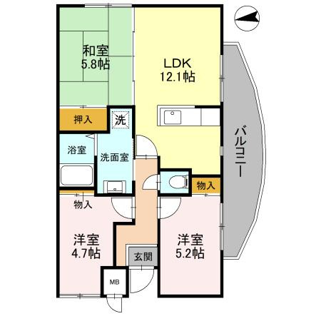 【間取り】 | サンコート千代田