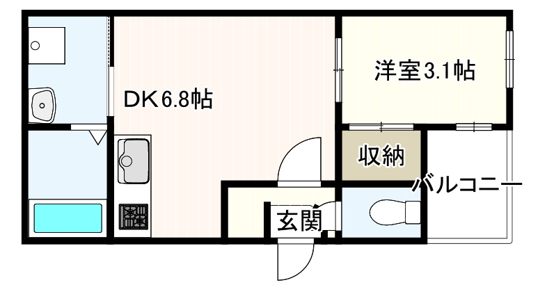プレデンシア上住吉の間取り