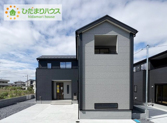 ひたちなか市中根9期　新築戸建　3号棟の外観|スタイリッシュな外観です(^^)/
