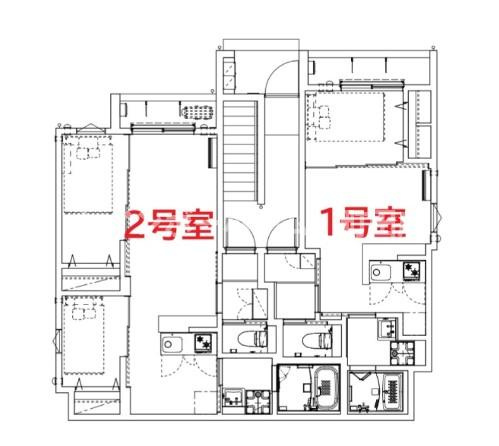 robot home 小田急相模原※初期費用分割あと払いサービス利用可能物件の区画図
