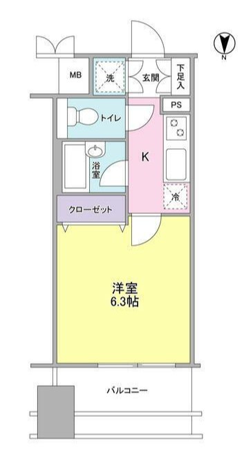 プロスペクト・グラーサ広尾の間取り