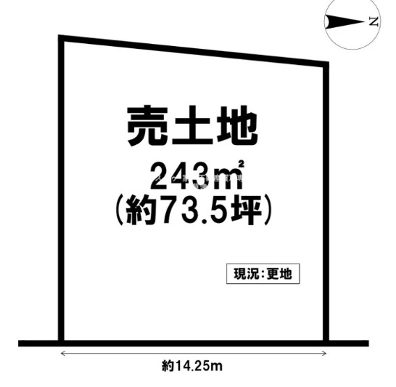 【土地図】 | 御陵溝浦町 売土地