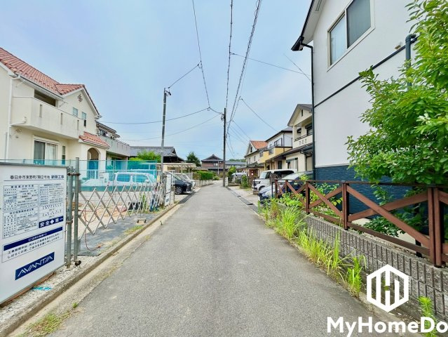 春日井市東野町　7期の前面道路含む現地写真