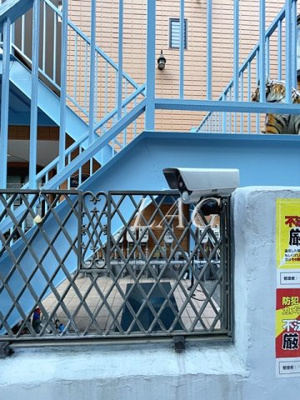 【セキュリティ】 | ヴィエント高輪 | 防犯カメラです。