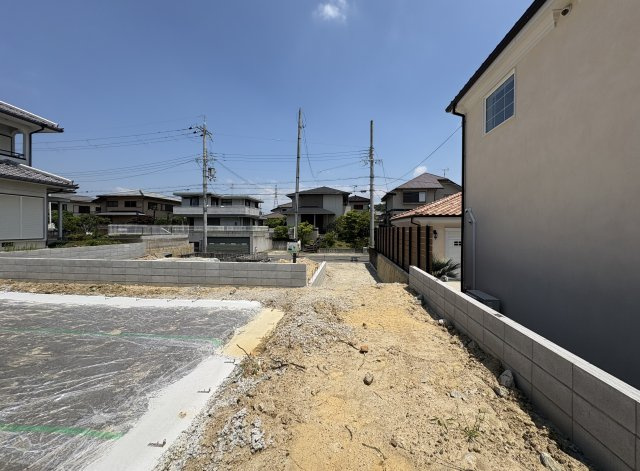 和泉市光明台2丁目新築戸建1号棟の外観|現地　2026年7月9日時点