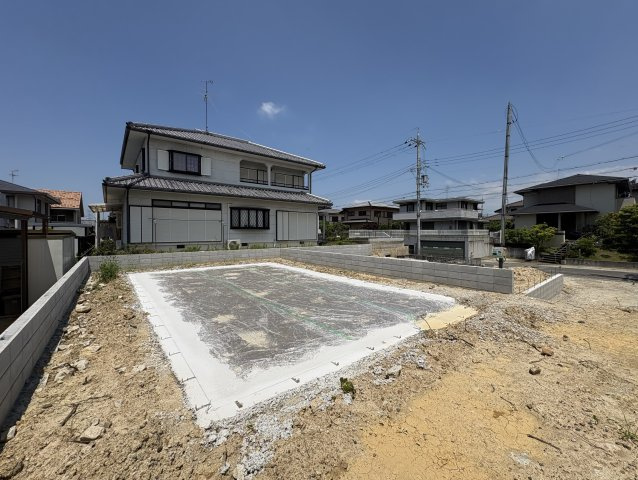 和泉市光明台2丁目新築戸建1号棟の外観|現地　2026年7月9日時点