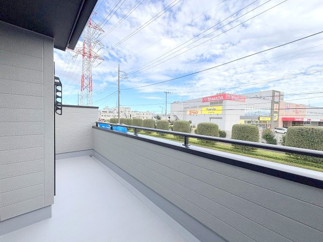 青梅市今井3丁目　新築戸建全2棟のバルコニー
