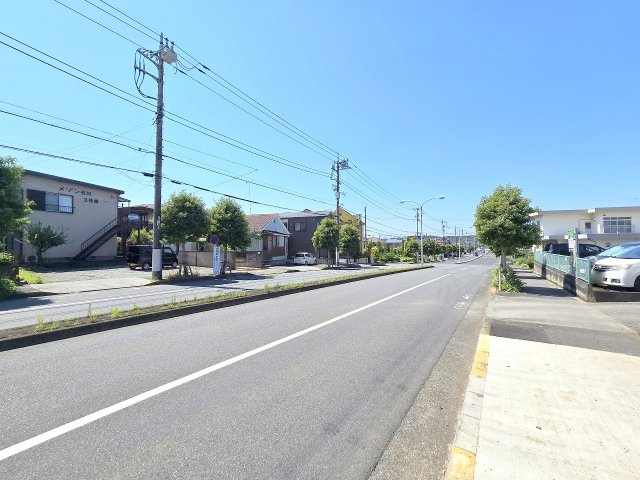 青梅市今井3丁目　新築戸建全2棟の前面道路含む現地写真