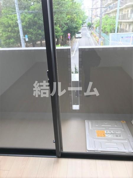 板橋区高島平８丁目の賃貸マンションのバルコニー