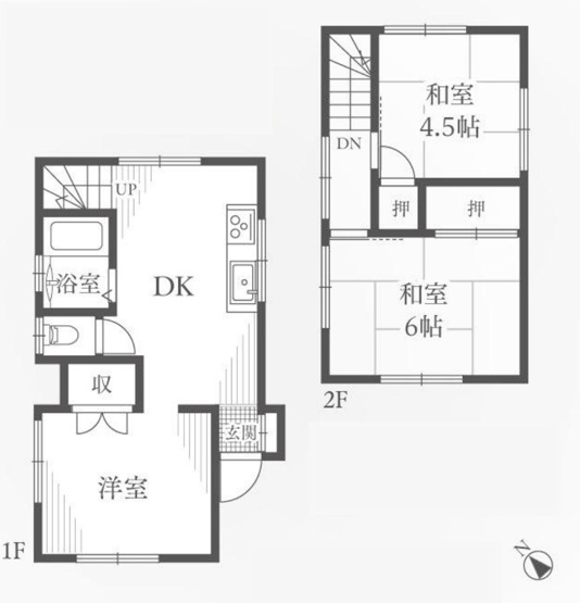 【間取り】 | 鶴ヶ島市下新田　中古戸建