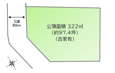 千鳥が丘３丁目　中古戸建の区画図