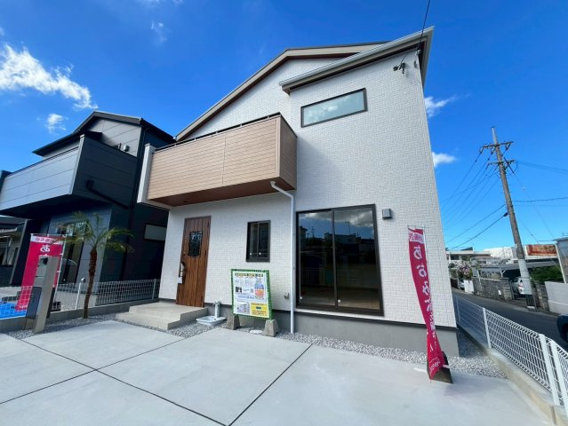 うるま市赤道新築戸建て2号棟（全2棟）の外観|外観も気になるポイント