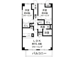 【間取り】 | ゼファーシャン・ティオン蘇我弐番館 | 間取りです。