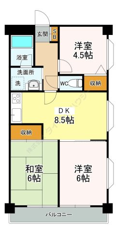 平和台グリーンハイツの間取り