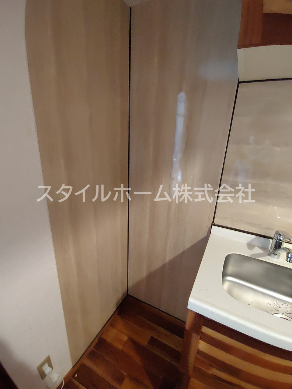 セザンヌ菰口のキッチン|冷蔵庫置き場です。
