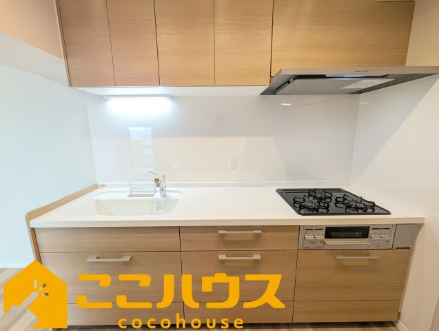 ライオンズマンション志真志のキッチン|家事のしやすいシステムキッチン