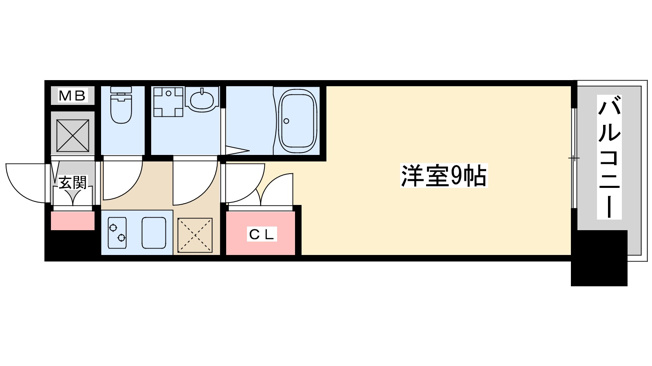 【間取り】 | WGB江坂