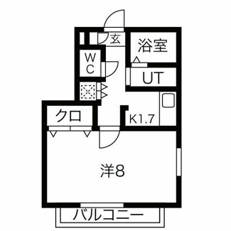 【間取り】 | メゾン・ド・フルール | 間取りです。