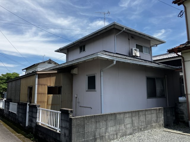 諸富町山領戸建ての外観|北西より撮影