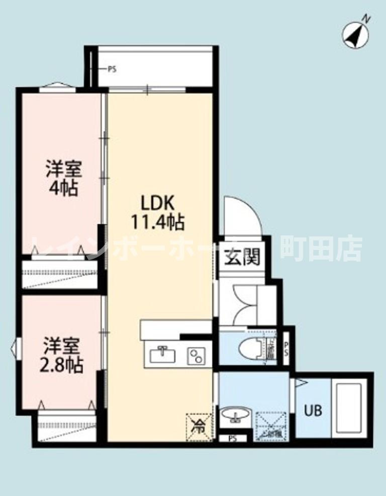 robot home 小田急相模原※初期費用分割あと払いサービス利用可能物件の間取り