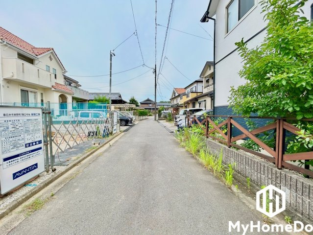 春日井市東野町　7期の前面道路含む現地写真