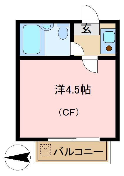 サンサーラ蒲田の間取り