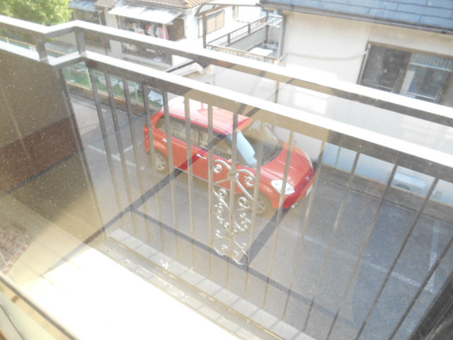 ラフィーネ刀根山のバルコニー