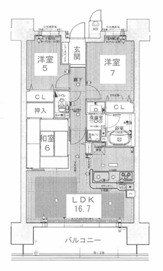 【間取り】 | パデシオン京都大久保ザ・グランドレジデンス