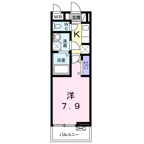 グランツ東生駒の間取り