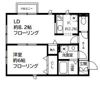 【間取り】 | サニーハイツ | 間取りです。