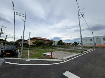 【前面道路含む現地写真】 | 高崎市中豊岡町　新築住宅