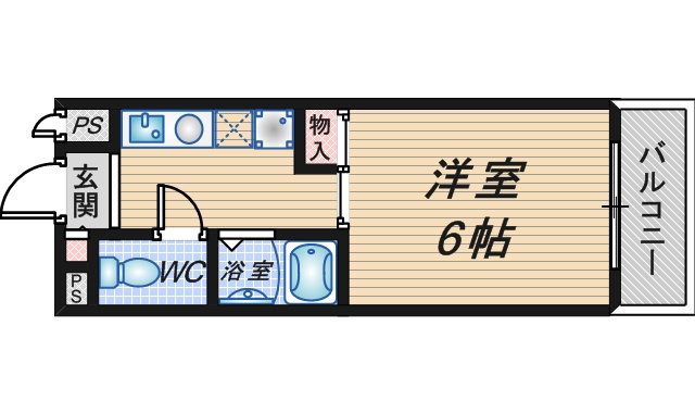 RIGEL岡町の間取り