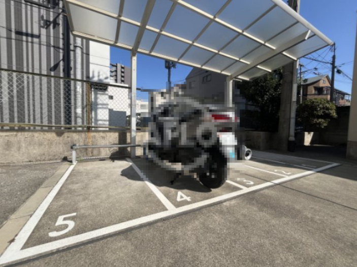 キャピタルハイツ姫里のその他共用部分|キャピタルハイツ姫里　バイク置き場