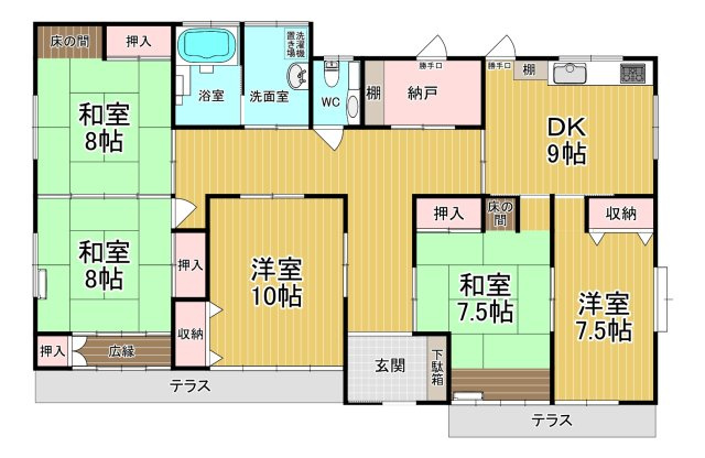 【間取り】 | ＵＧハウス | ファミリーさん向けのお部屋です♪