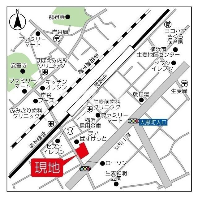 ＭＪレジデンス横濱生麦の地図