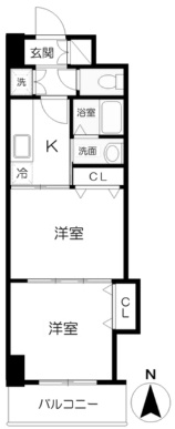 グランディ下曽根 の間取り