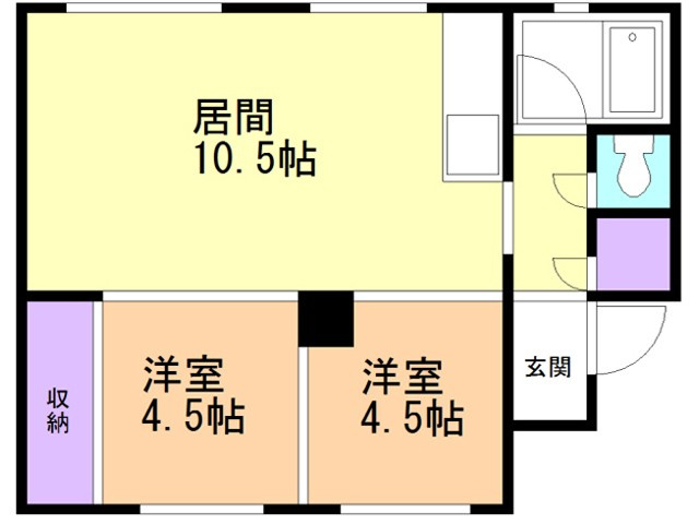スワンマンションの間取り