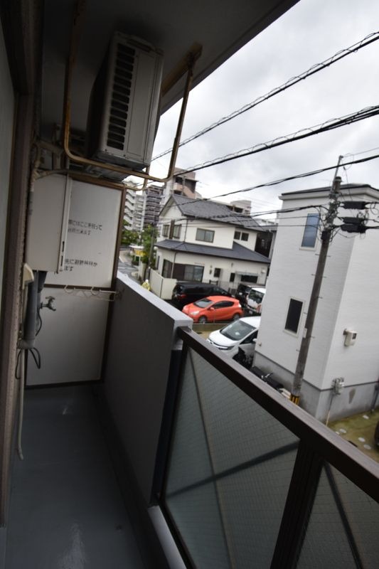 エスポワール城西のバルコニー