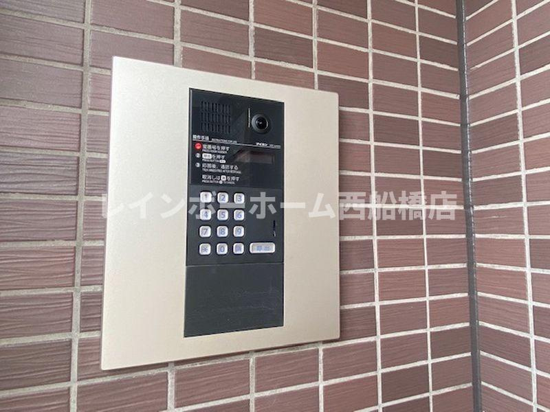 船橋市宮本８丁目の賃貸マンションのセキュリティ