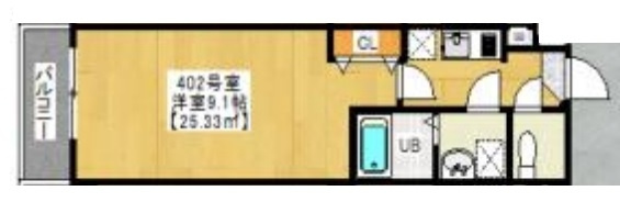 リンクスクエア船橋の間取り