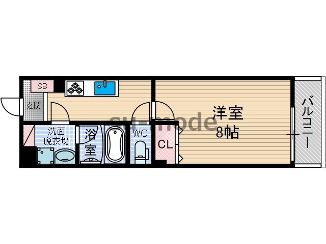 ヴィルヌーブ庄屋の間取り