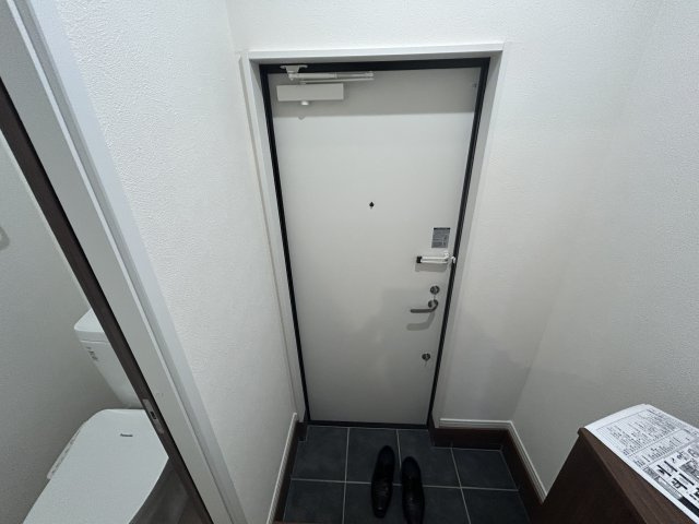 HD南柏の玄関